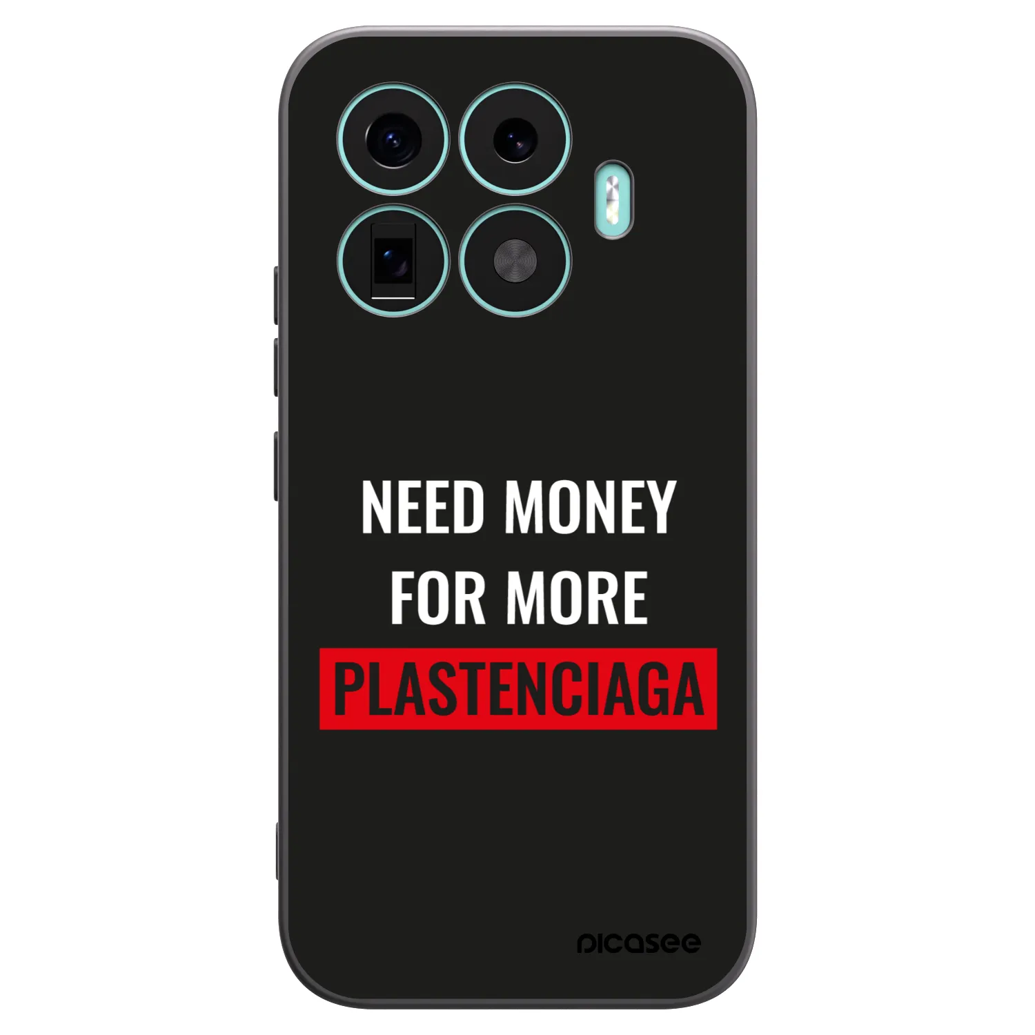 Picasee silikonový černý obal pro Xiaomi 17T - More PLASTENCIAGA