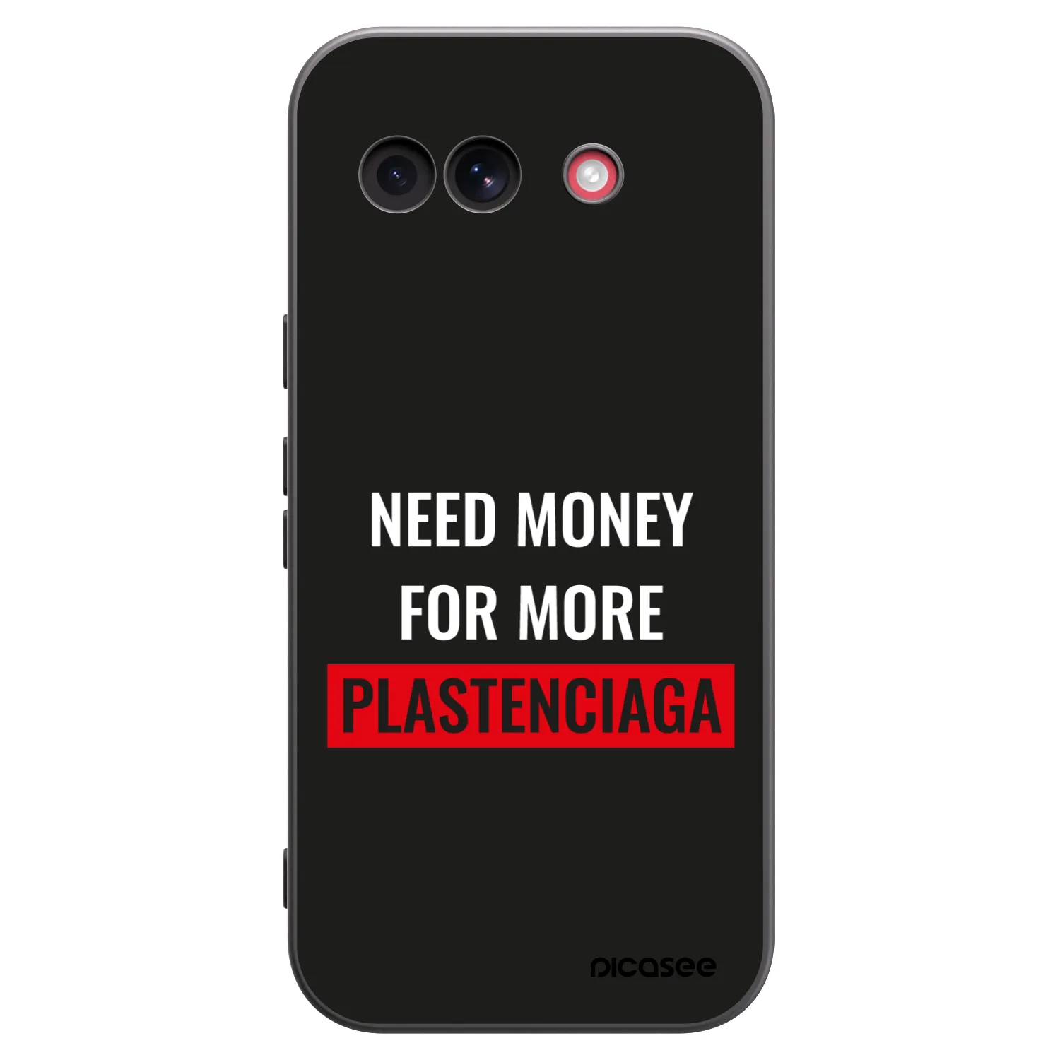 Picasee silikonový černý obal pro Google Pixel 10a - More PLASTENCIAGA