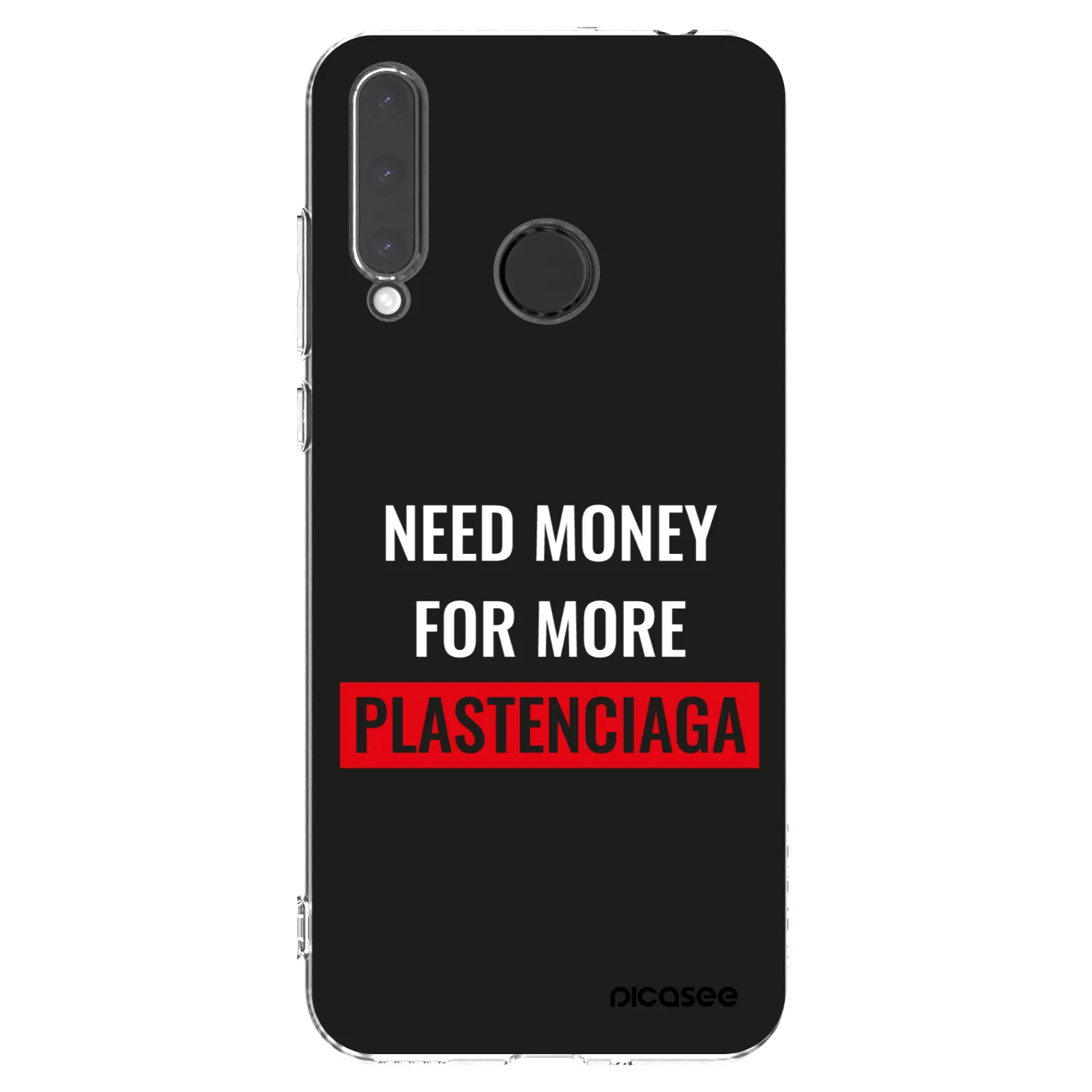 Picasee silikonový průhledný obal pro Honor 20 Lite - More PLASTENCIAGA