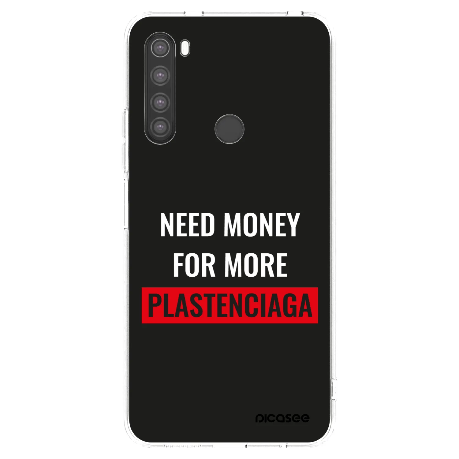 Picasee silikonový průhledný obal pro Xiaomi Redmi Note 8 - More PLASTENCIAGA