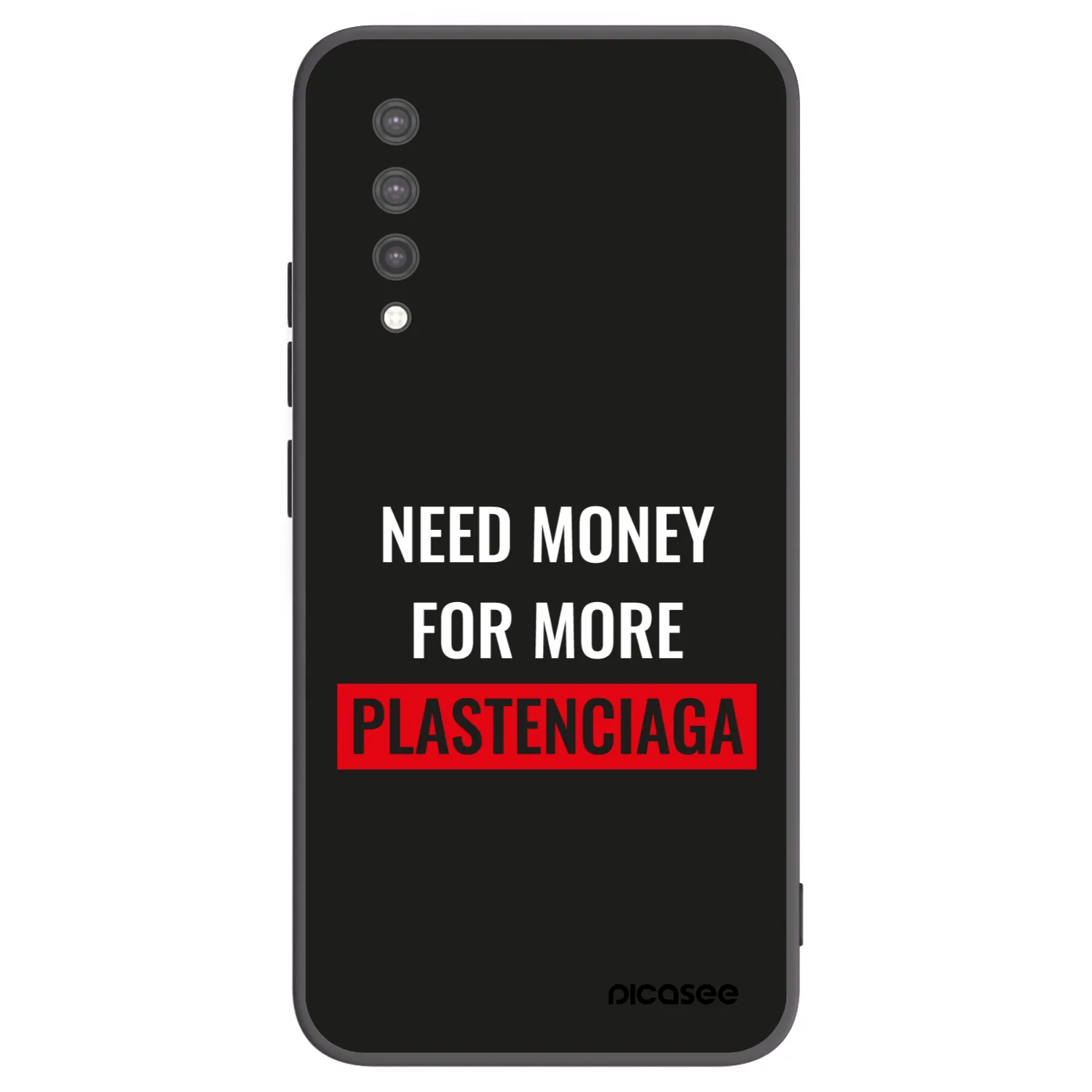 Picasee silikonový černý obal pro Xiaomi Mi 9 Lite - More PLASTENCIAGA