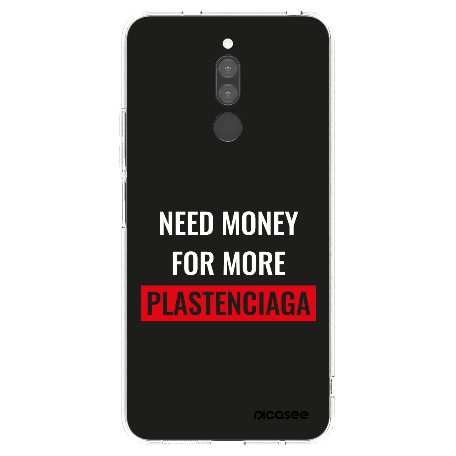 Picasee silikonový průhledný obal pro Xiaomi Redmi 8 - More PLASTENCIAGA