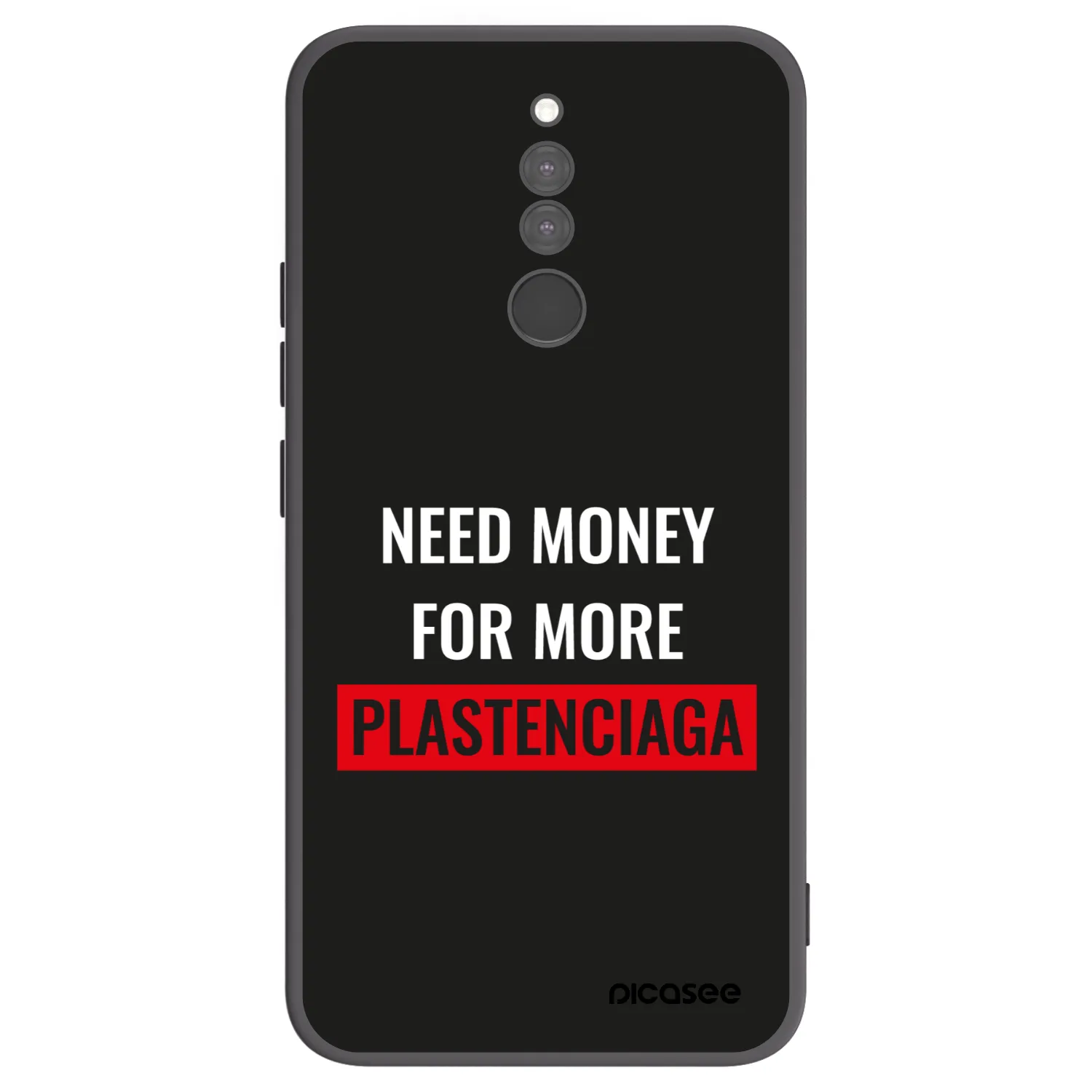 Picasee silikonový černý obal pro Xiaomi Redmi 8 - More PLASTENCIAGA