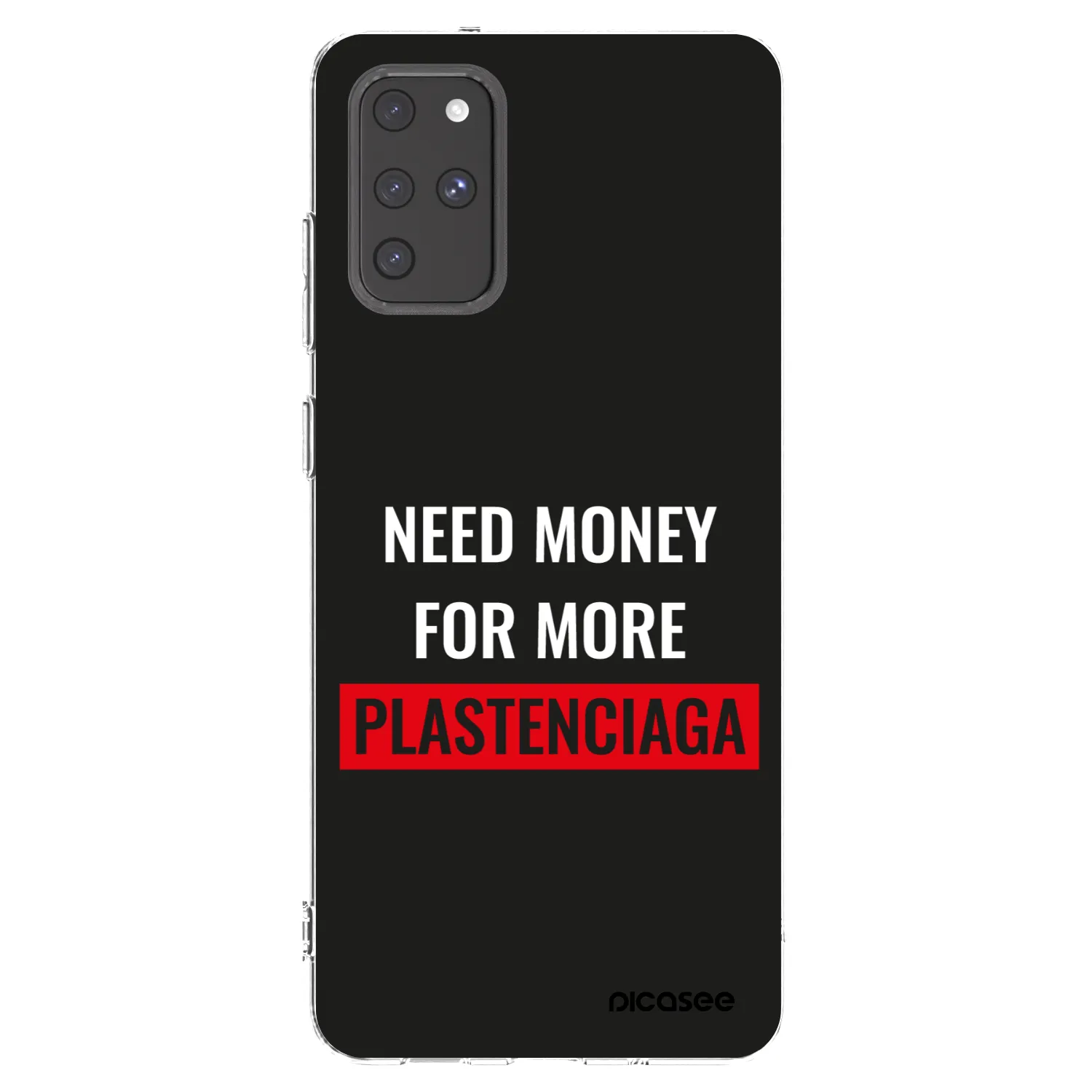 Picasee silikonový průhledný obal pro Samsung Galaxy S20+ G985F - More PLASTENCIAGA