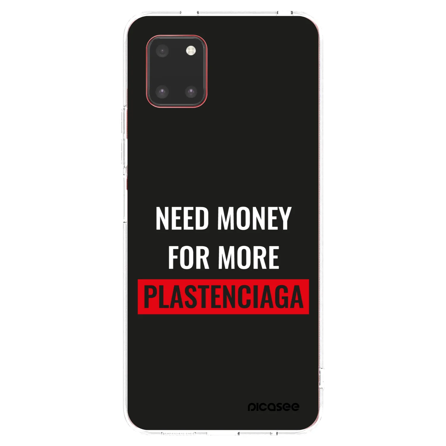 Picasee silikonový průhledný obal pro Samsung Galaxy Note 10 Lite N770F - More PLASTENCIAGA