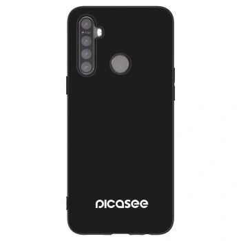Picasee silikonový černý obal pro Realme 5 - Picasee