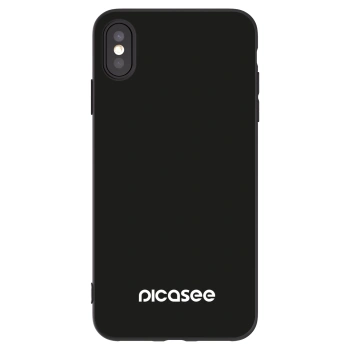 Picasee silikonový černý obal pro Apple iPhone XS Max - Picasee