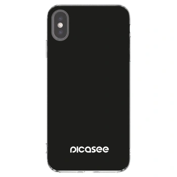 Picasee silikonový průhledný obal pro Apple iPhone XS Max - Picasee