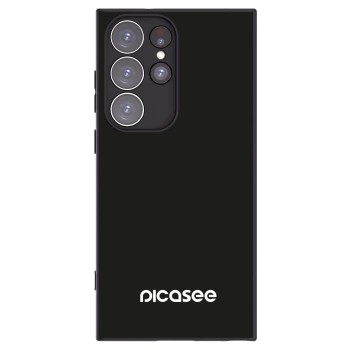 Picasee silikonový černý obal pro Samsung Galaxy S23 Ultra 5G - Picasee