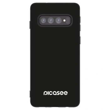 Picasee silikonový černý obal pro Samsung Galaxy S10 G973 - Picasee