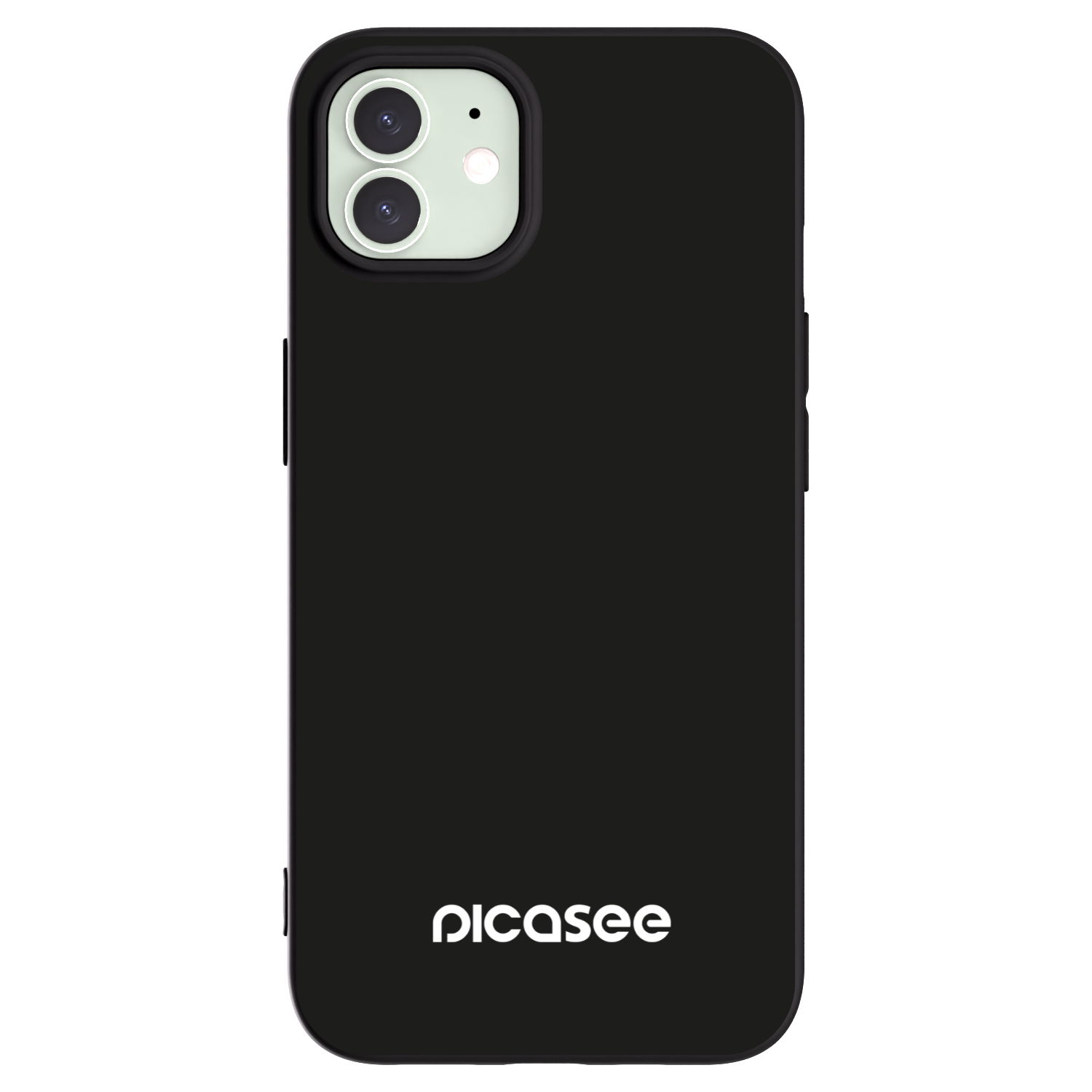 Picasee silikonový černý obal pro Apple iPhone 12 - Picasee