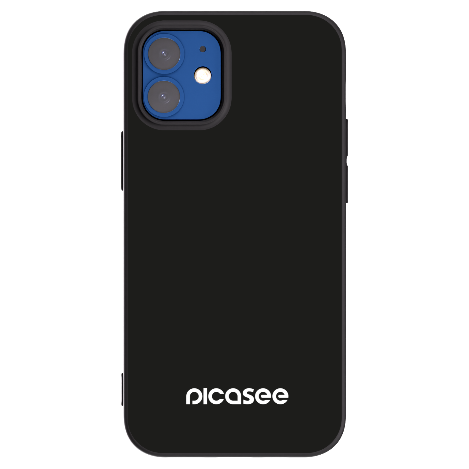 Picasee silikonový černý obal pro Apple iPhone 12 mini - Picasee
