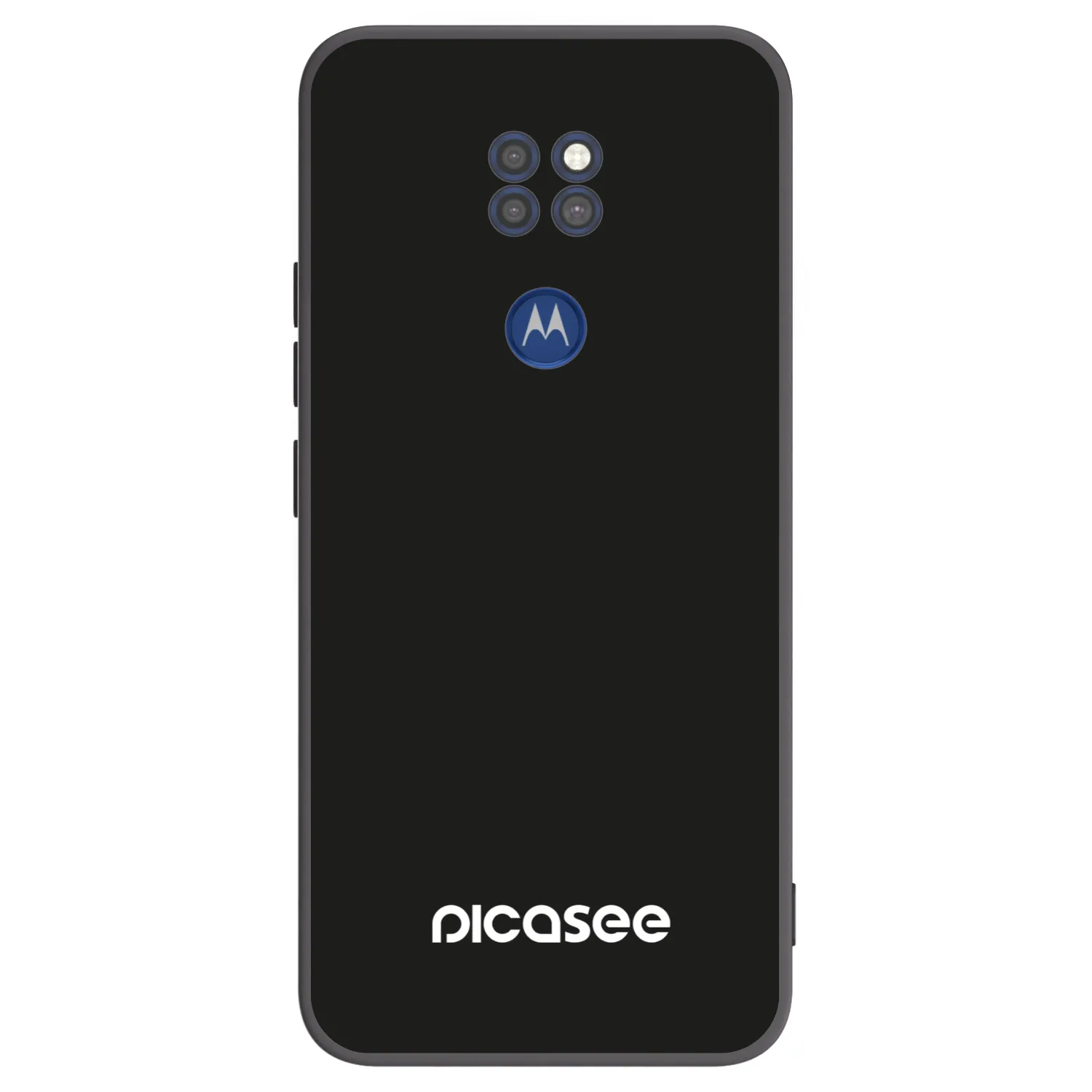 Picasee silikonový černý obal pro Motorola Moto G9 Play - Picasee