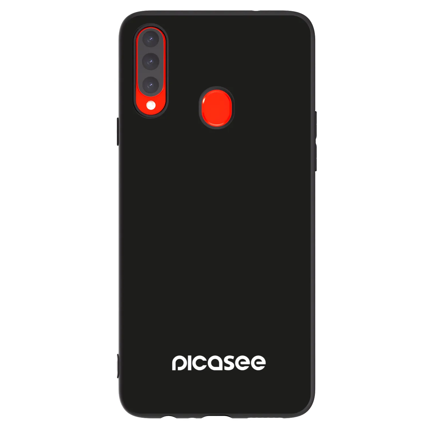 Picasee silikonový černý obal pro Samsung Galaxy A20s - Picasee