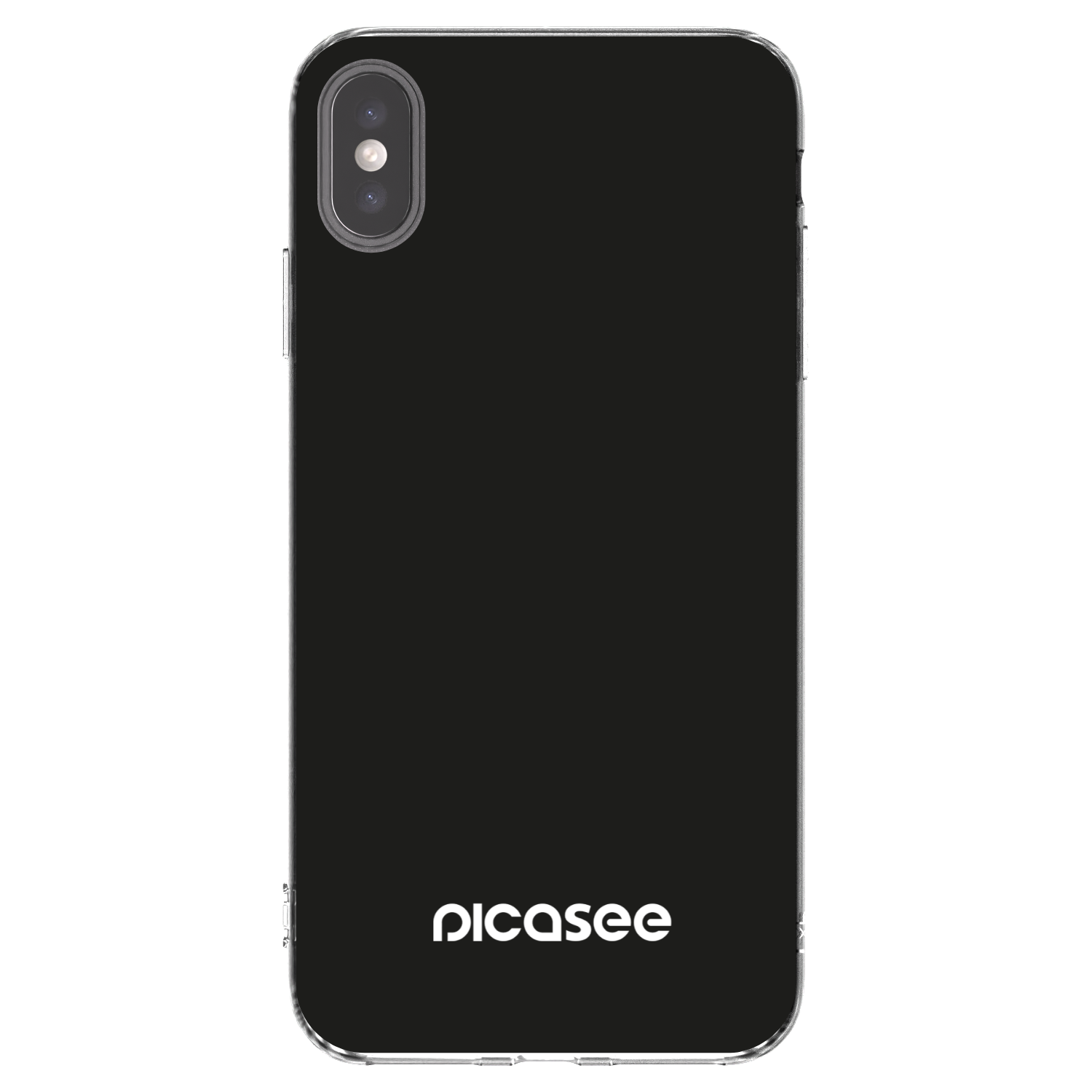 Picasee silikonový průhledný obal pro Apple iPhone XS Max - Picasee