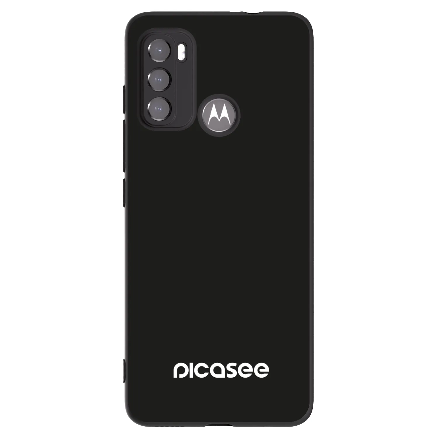 Picasee silikonový černý obal pro Motorola Moto G60 - Picasee