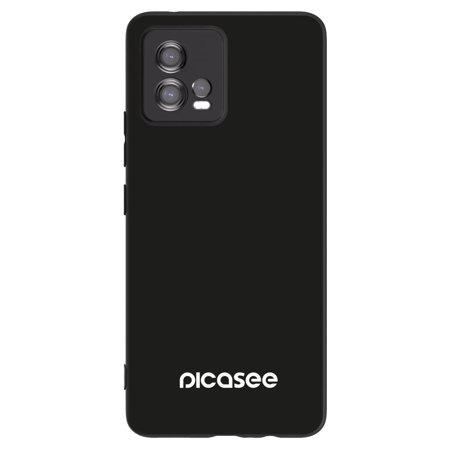 Picasee silikonový černý obal pro Motorola Moto G72 - Picasee