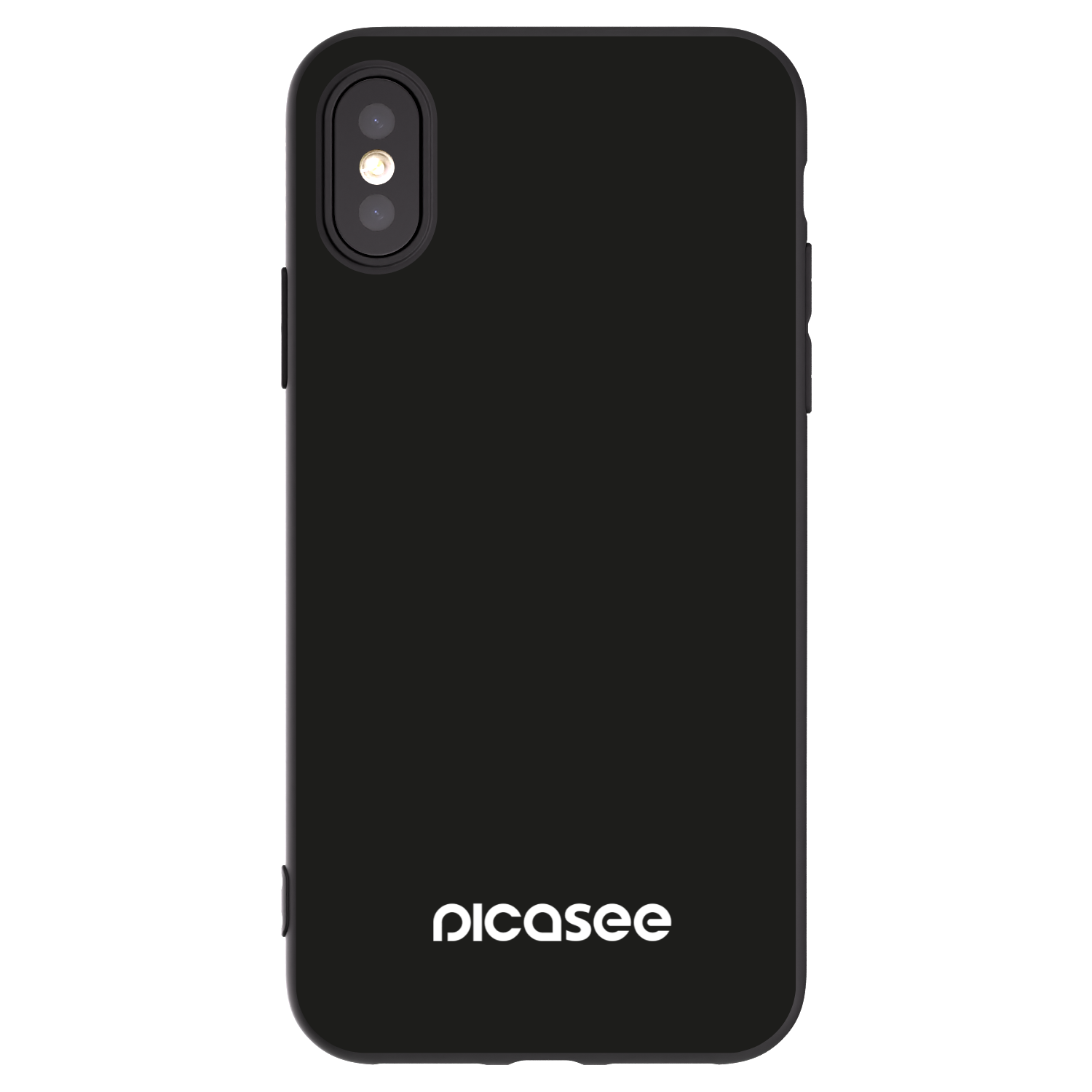 Picasee silikonový černý obal pro Apple iPhone X/XS - Picasee