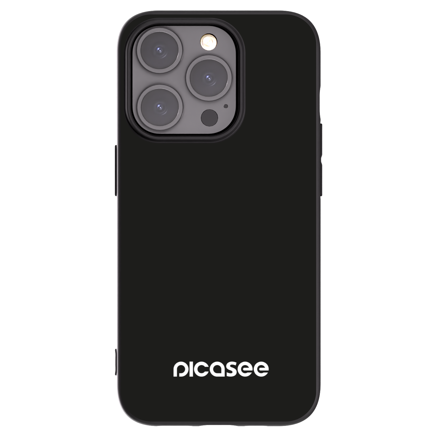 Picasee silikonový černý obal pro Apple iPhone 15 Pro - Picasee
