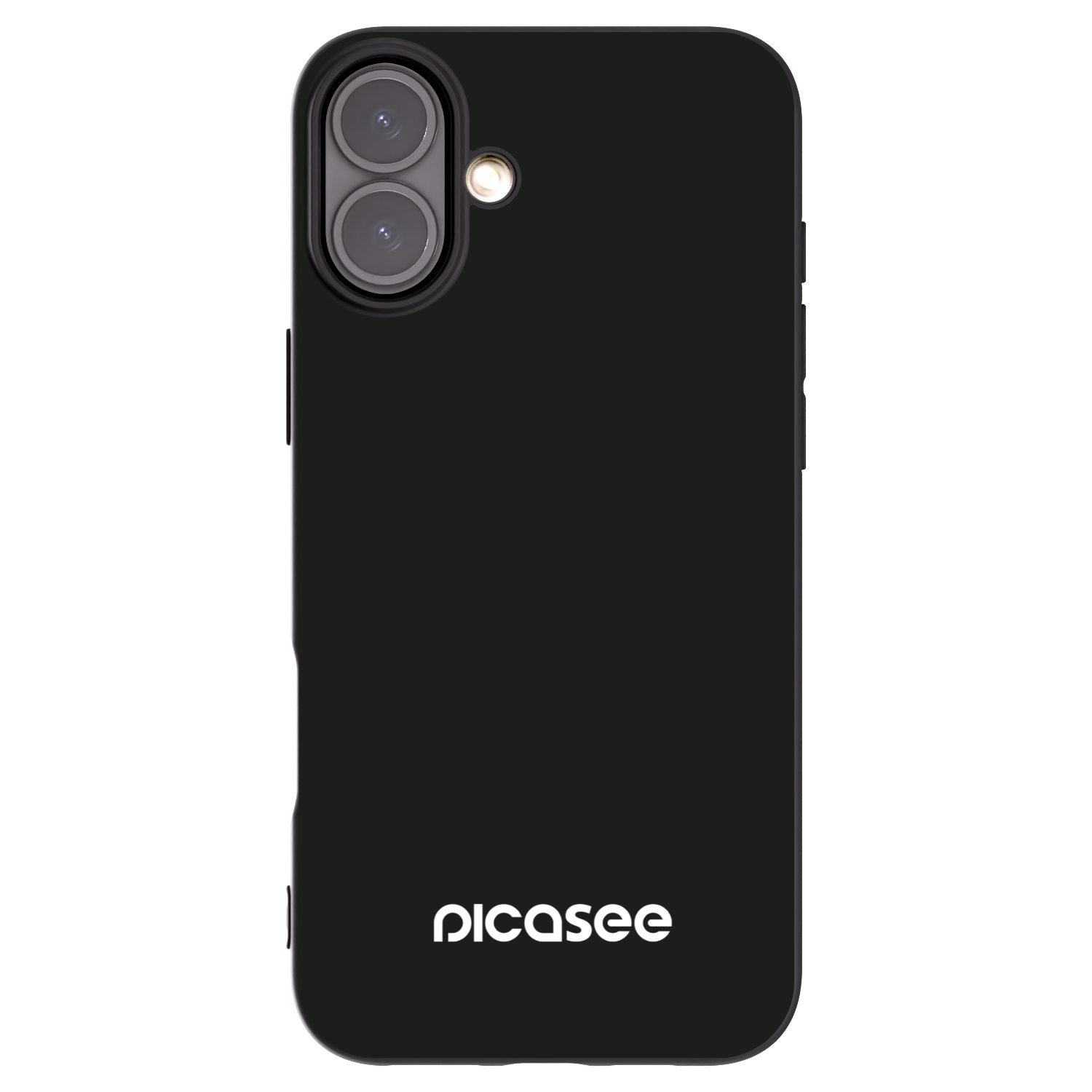 Picasee silikonový černý obal pro Apple iPhone 16 Plus - Picasee