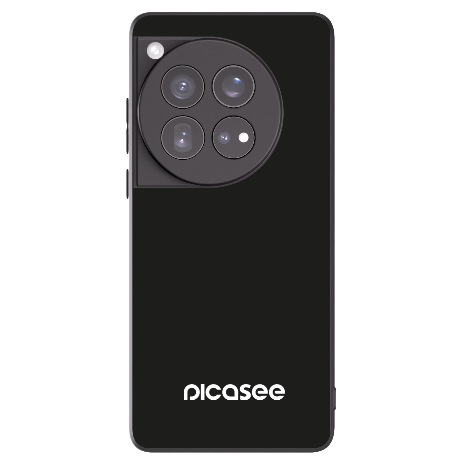 Picasee silikonový černý obal pro OnePlus 12 5G - Picasee