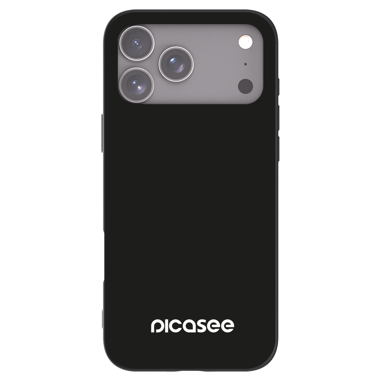 Picasee silikonový černý obal pro Apple iPhone 17 Pro Max - Picasee