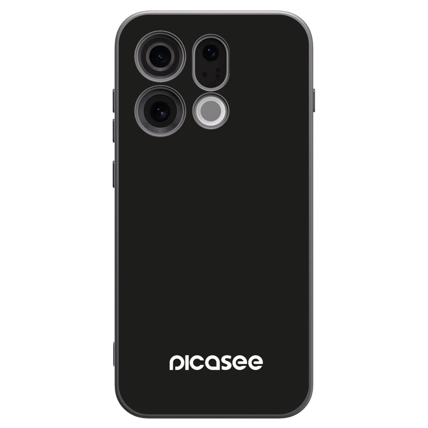 Picasee silikonový černý obal pro OPPO Find X9 - Picasee