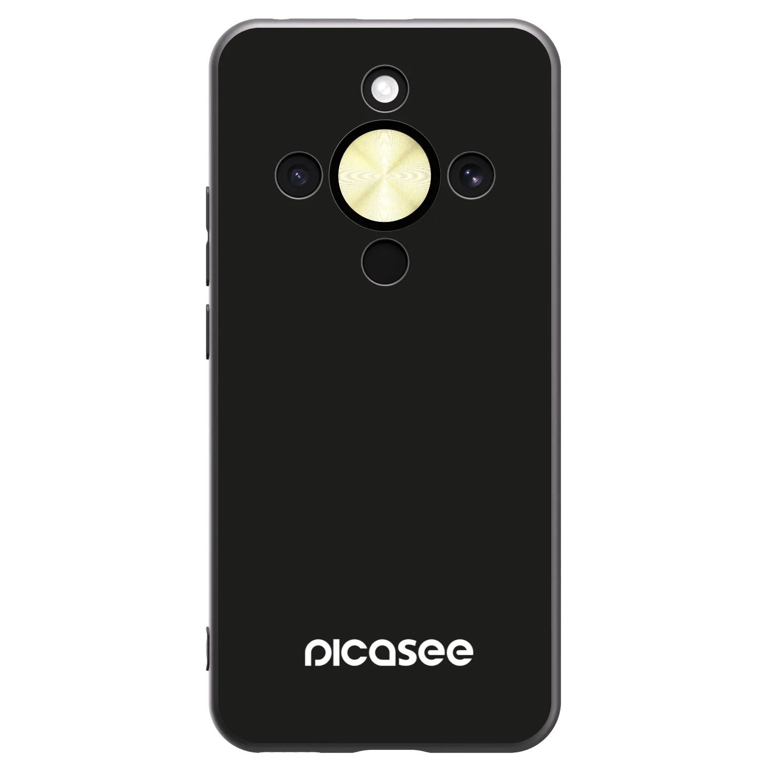 Picasee silikonový černý obal pro Honor Magic8 Lite 5G - Picasee