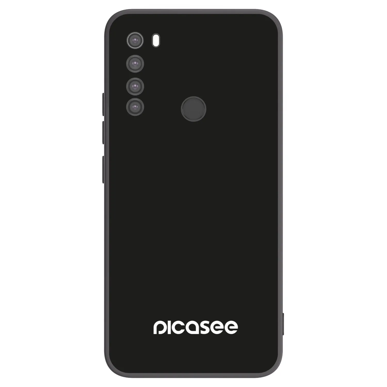 Picasee silikonový černý obal pro Xiaomi Redmi Note 8 - Picasee