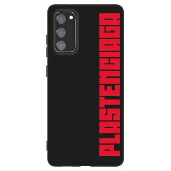 Picasee silikonový černý obal pro Samsung Galaxy S20 FE - Plastenciaga