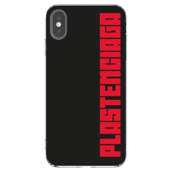 Picasee silikonový průhledný obal pro Apple iPhone XS Max - Plastenciaga