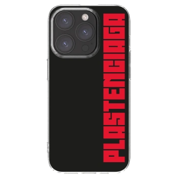 Picasee silikonový průhledný obal pro Apple iPhone 15 Pro - Plastenciaga