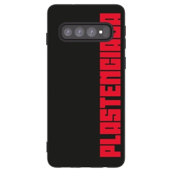 Picasee silikonový černý obal pro Samsung Galaxy S10 G973 - Plastenciaga