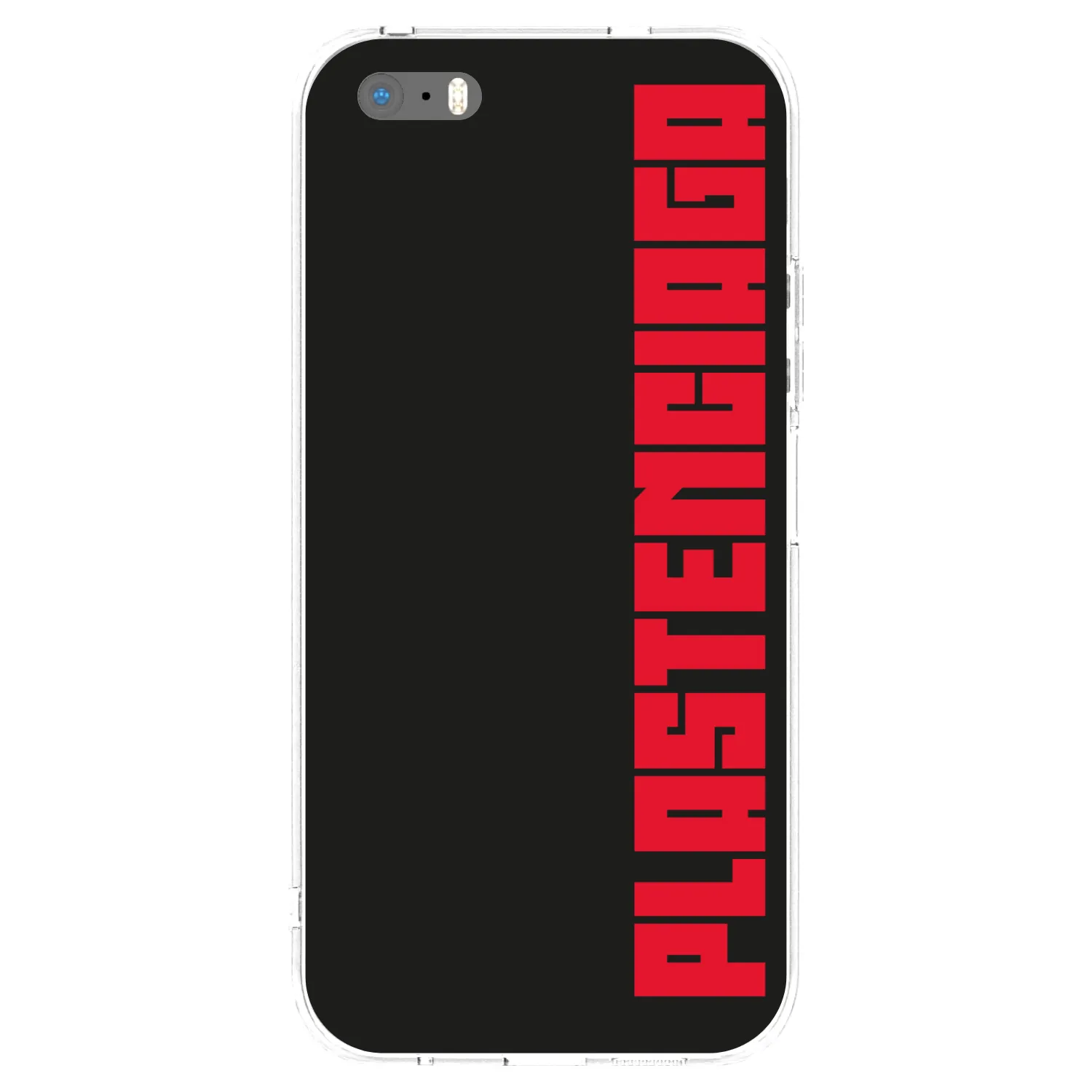 Picasee silikonový průhledný obal pro Apple iPhone 5/5S/SE - Plastenciaga