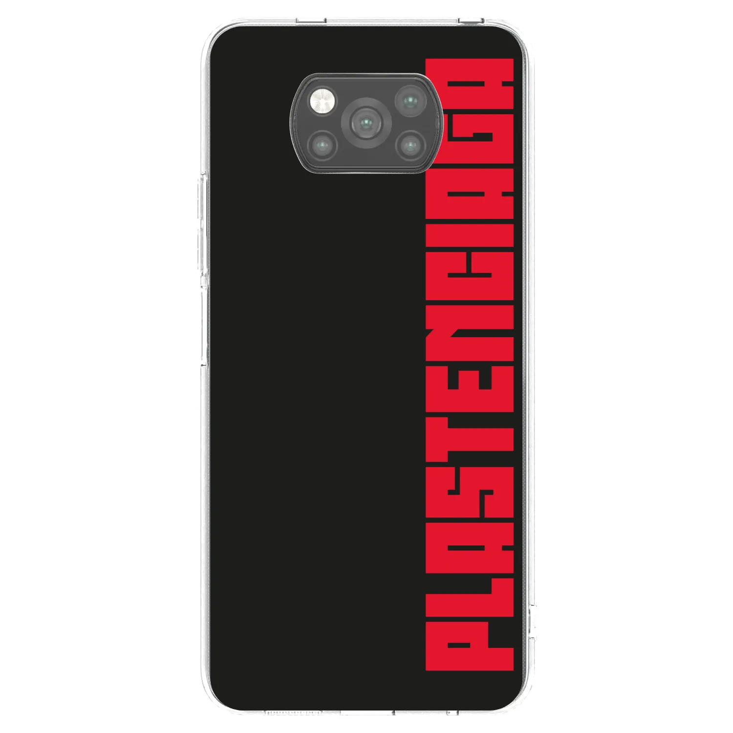 Picasee silikonový černý obal pro Xiaomi Poco X3 - Plastenciaga