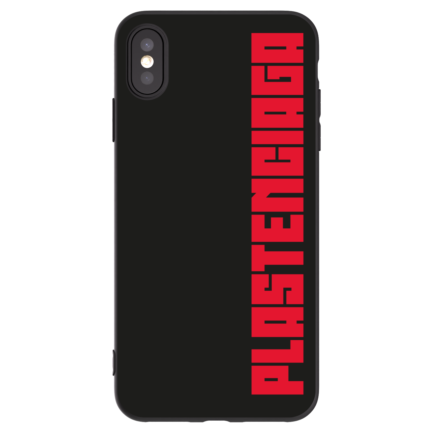 Picasee silikonový černý obal pro Apple iPhone XS Max - Plastenciaga