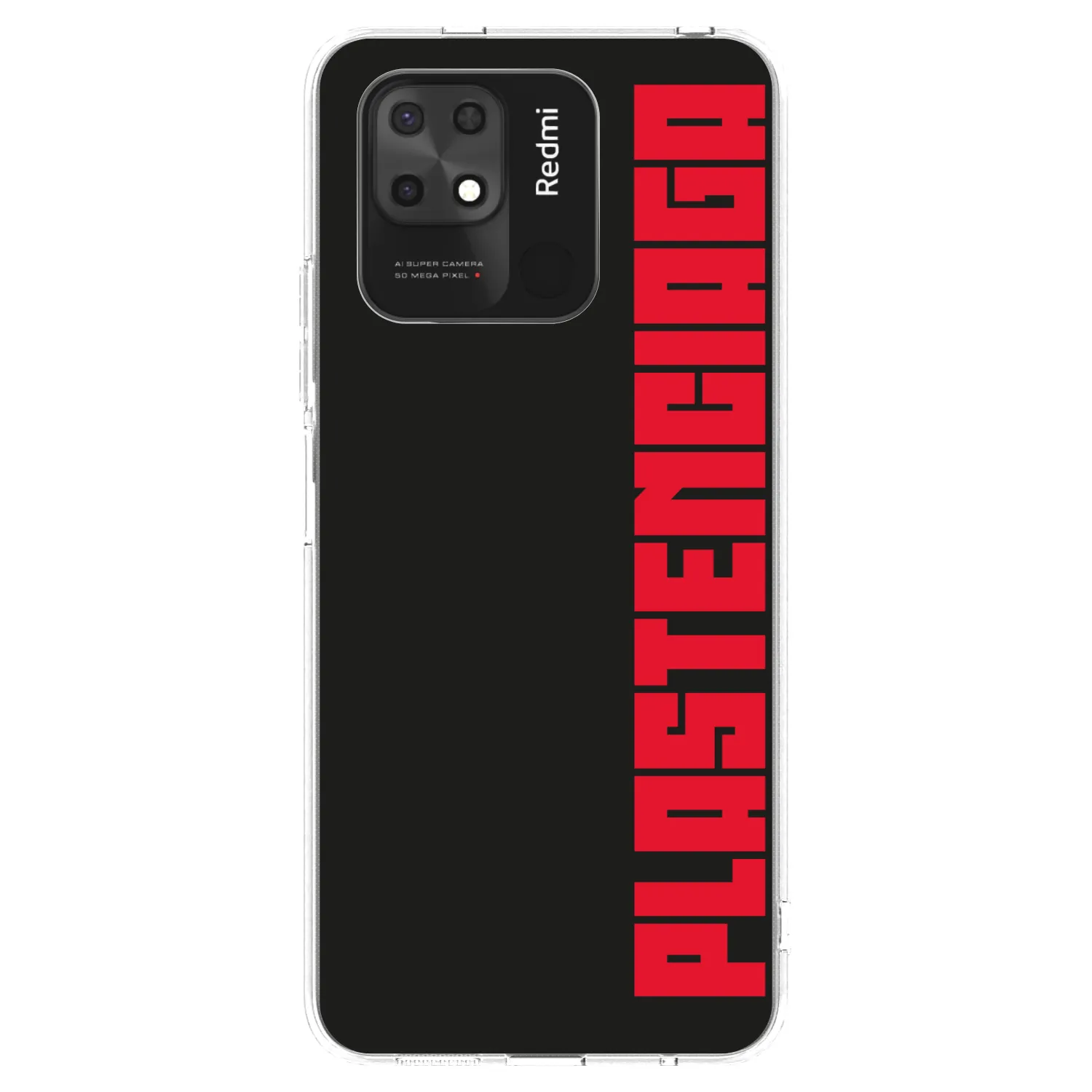 Picasee silikonový průhledný obal pro Xiaomi Redmi 10C - Plastenciaga