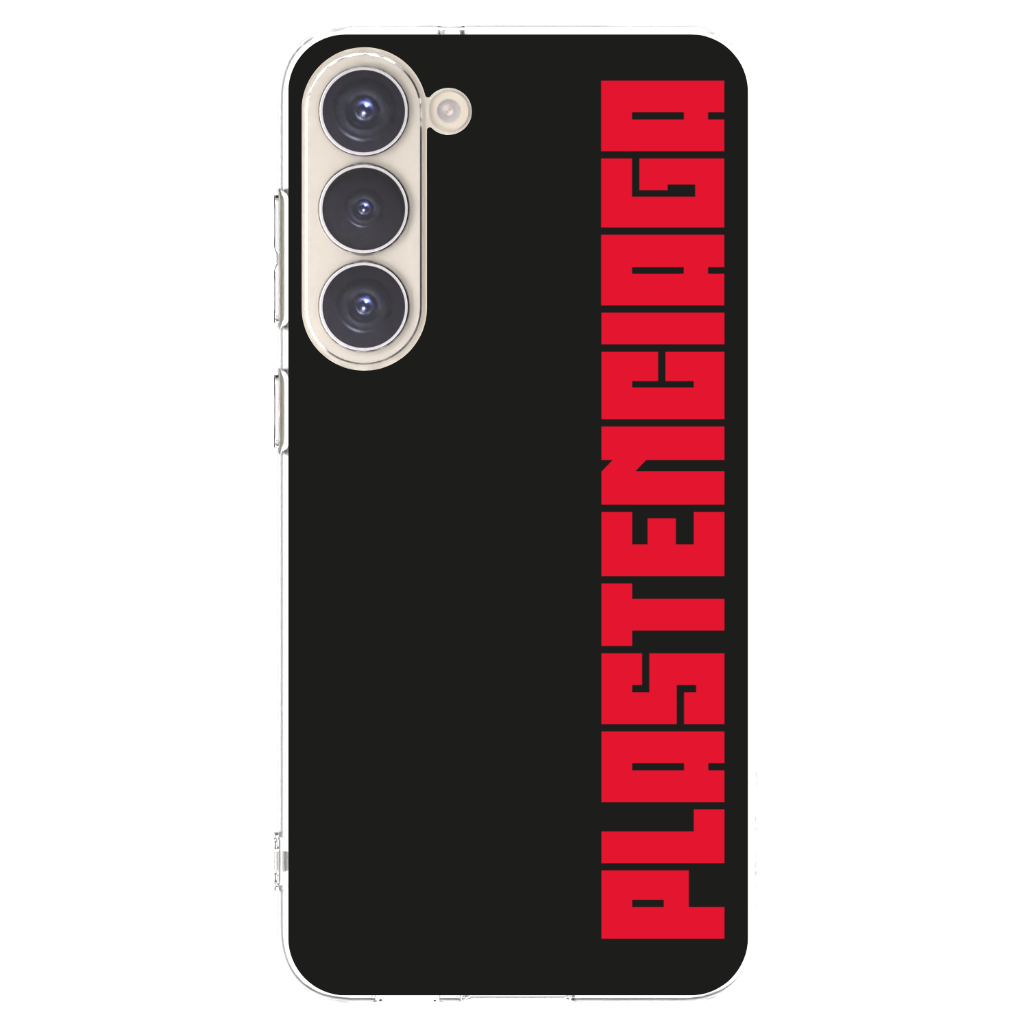 Picasee silikonový průhledný obal pro Samsung Galaxy S23+ 5G - Plastenciaga