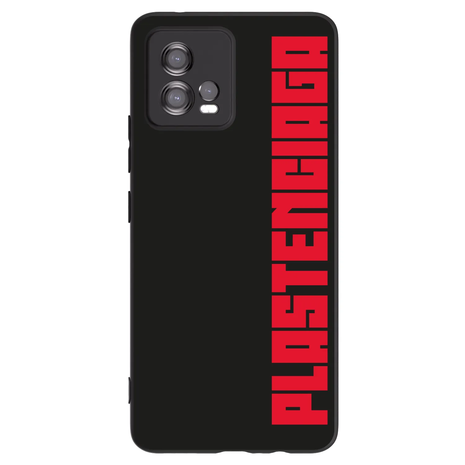 Picasee silikonový černý obal pro Motorola Moto G72 - Plastenciaga