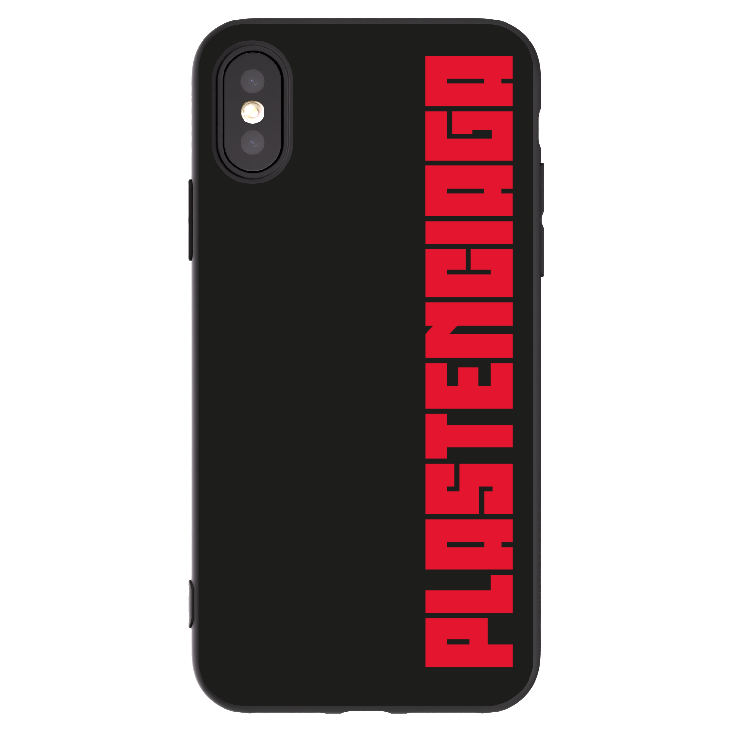 Picasee silikonový černý obal pro Apple iPhone X/XS - Plastenciaga