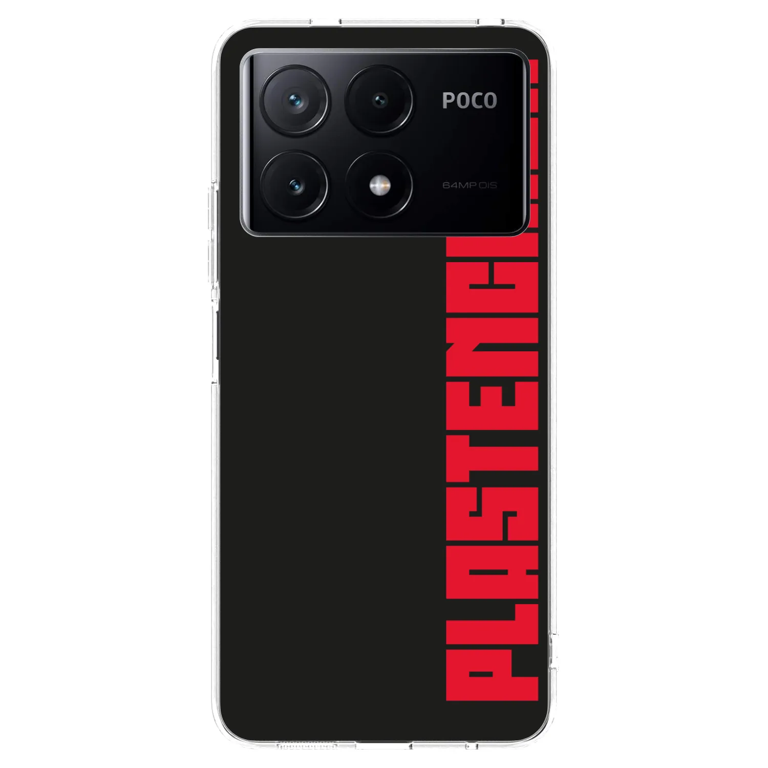 Picasee silikonový průhledný obal pro Xiaomi Poco X6 Pro - Plastenciaga