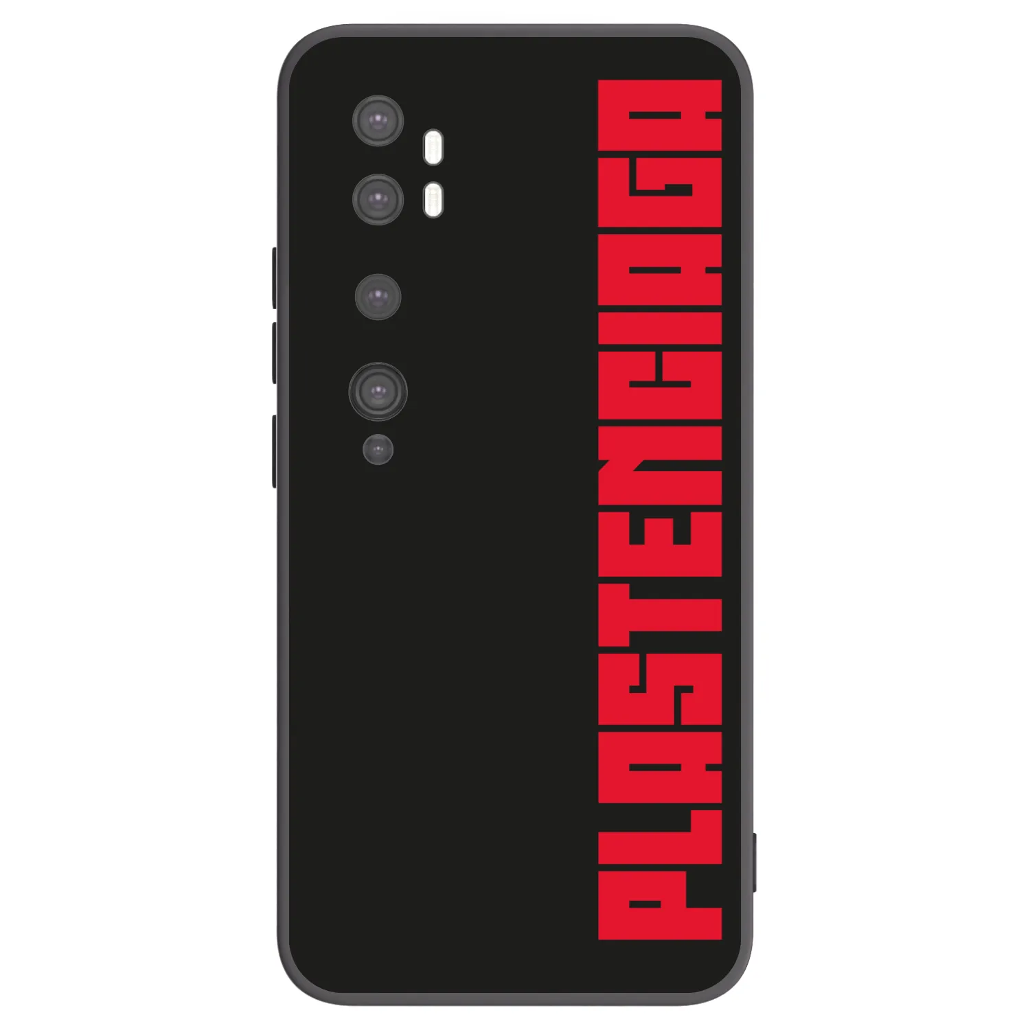 Picasee silikonový černý obal pro Xiaomi Mi Note 10 (Pro) - Plastenciaga