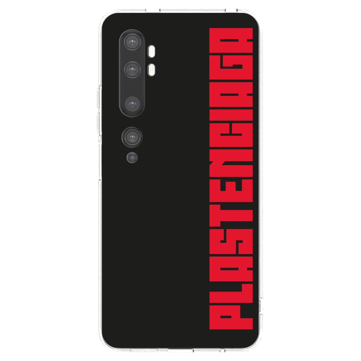 Picasee silikonový průhledný obal pro Xiaomi Mi Note 10 (Pro) - Plastenciaga
