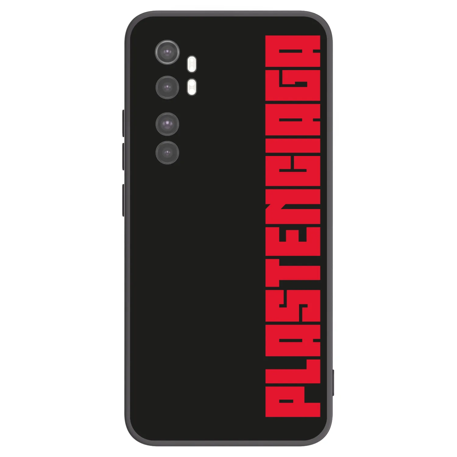 Picasee silikonový černý obal pro Xiaomi Mi Note 10 Lite - Plastenciaga