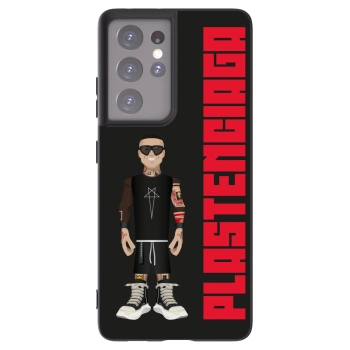 Picasee silikonový černý obal pro Samsung Galaxy S21 Ultra 5G G998B - Tomáš Rajchl