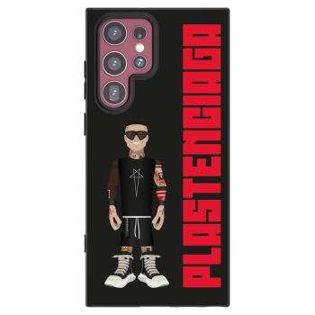 Picasee silikonový černý obal pro Samsung Galaxy S22 Ultra 5G - Tomáš Rajchl