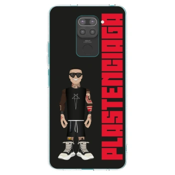Picasee silikonový černý obal pro Xiaomi Redmi Note 9 - Tomáš Rajchl