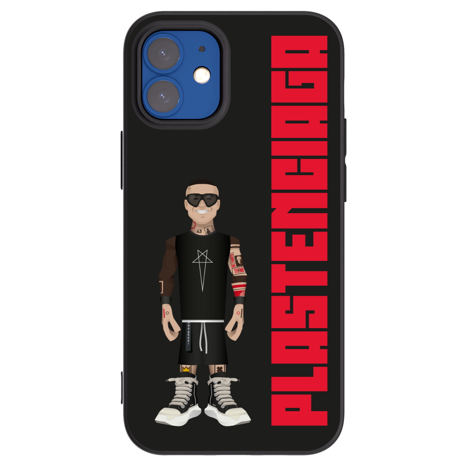 Picasee silikonový černý obal pro Apple iPhone 12 mini - Tomáš Rajchl