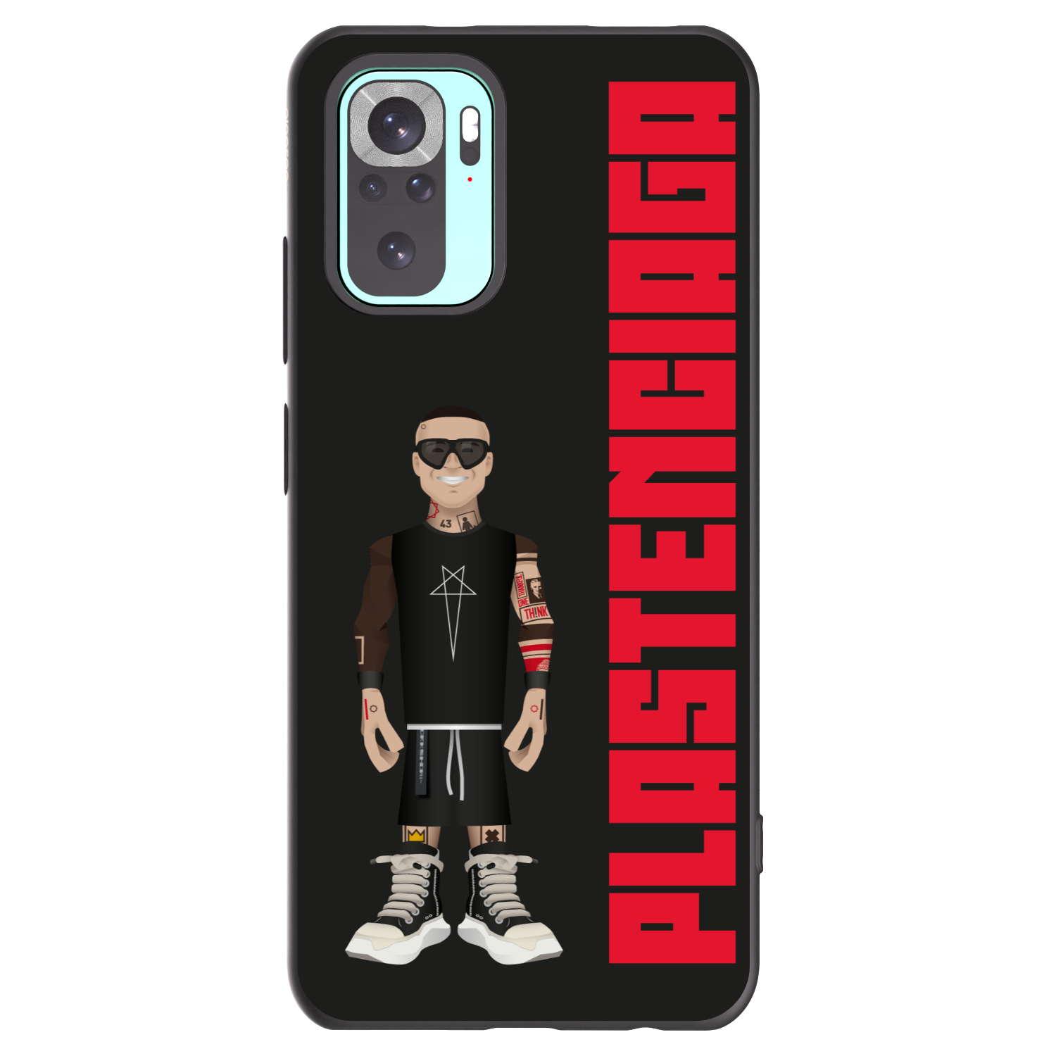 Picasee silikonový černý obal pro Xiaomi Redmi Note 10 Pro - Tomáš Rajchl