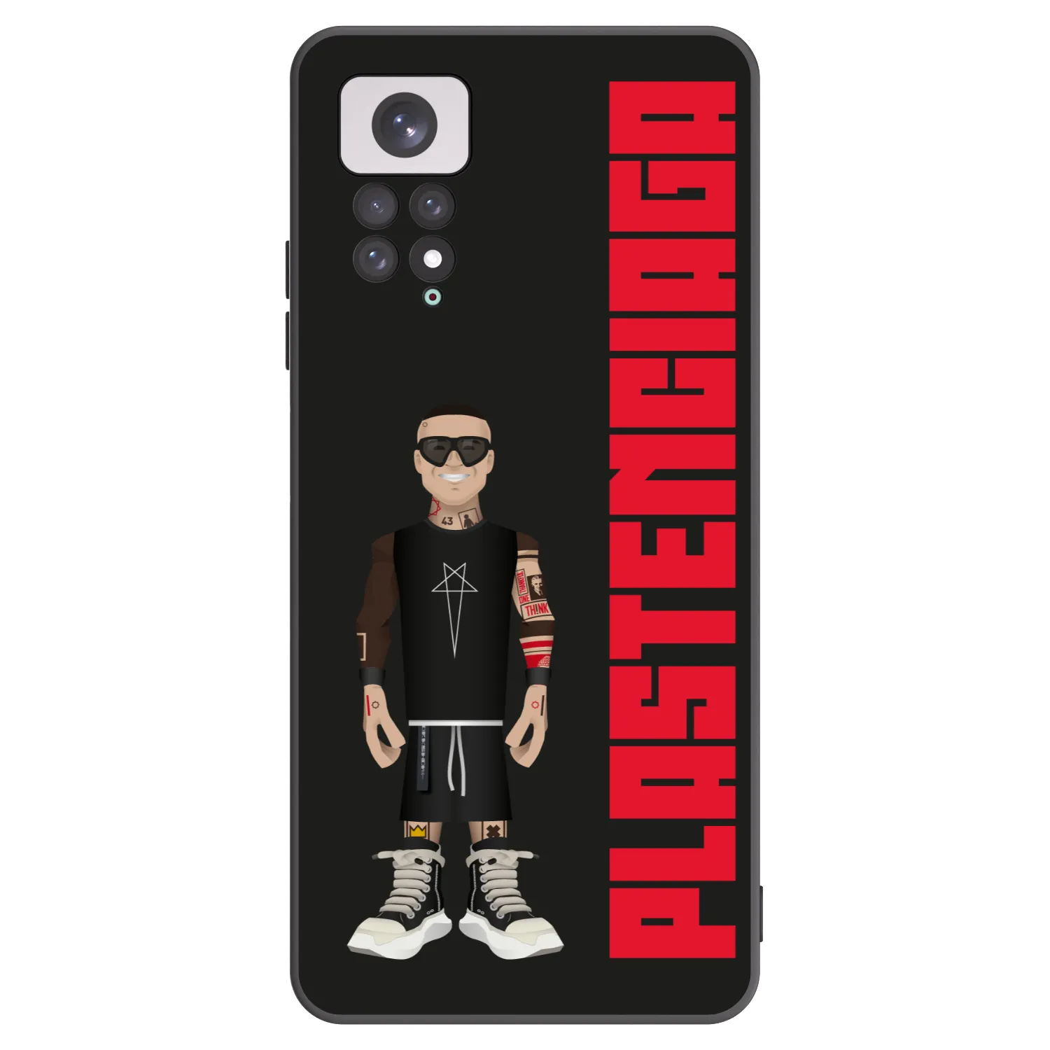 Picasee silikonový černý obal pro Xiaomi Redmi Note 11 - Tomáš Rajchl